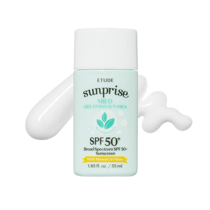 ETUDE Sunprise Sunscreen Mild Sun Milk SPF 50+ / PA++++ (55ml)
