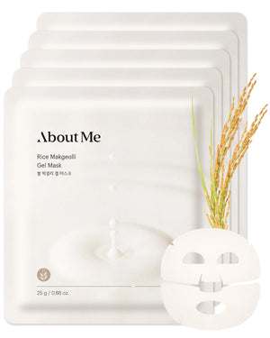 ABOUT ME Rice Makgeolli Gel Mask (5 Sheets)