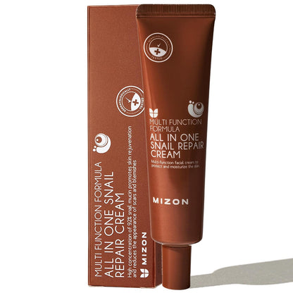 MIZON All-in-One Snail Repair Cream Korean Face Moisturizer